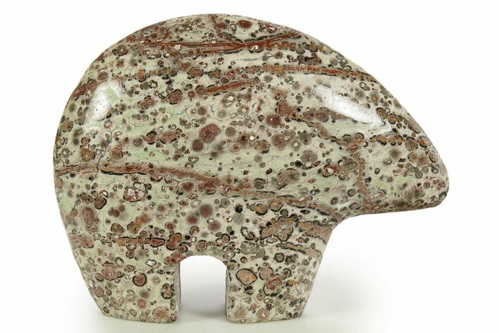 Carved Leopard Stone Zuni Bear - Mexico #344813